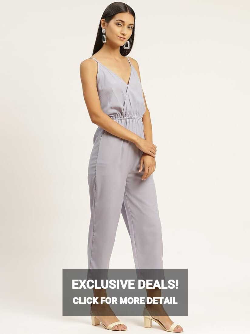 Buy VYMO Women&#39;s Relaxed Fit Polyester | Jumpsuits for Women ...