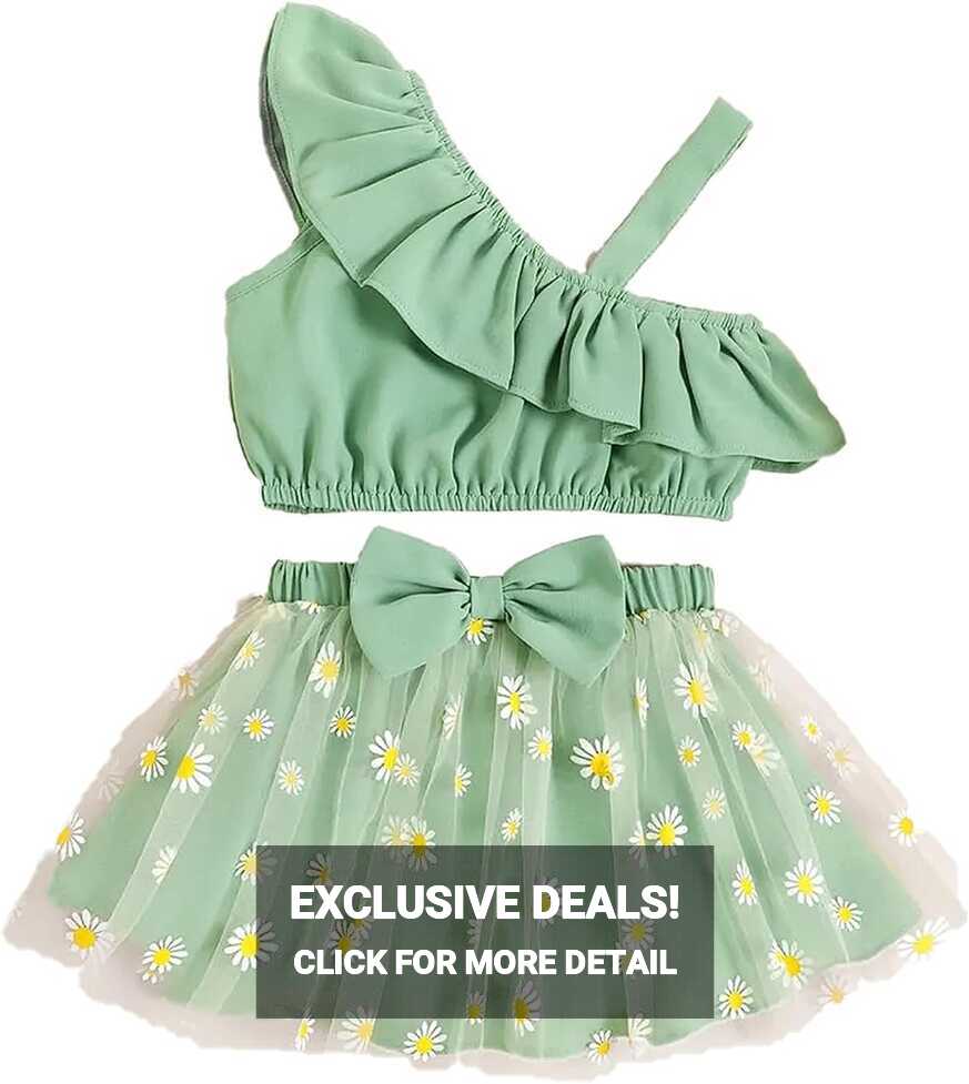 Buy Viva Enterprise Latest Stylish Fancy Baby Girls Pista Green ...