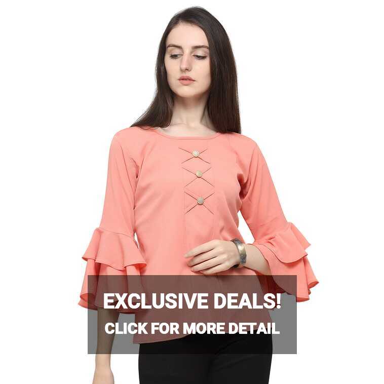 Buy Women Top with Full Sleeves for Women Top,Stylish Top, Casual ...