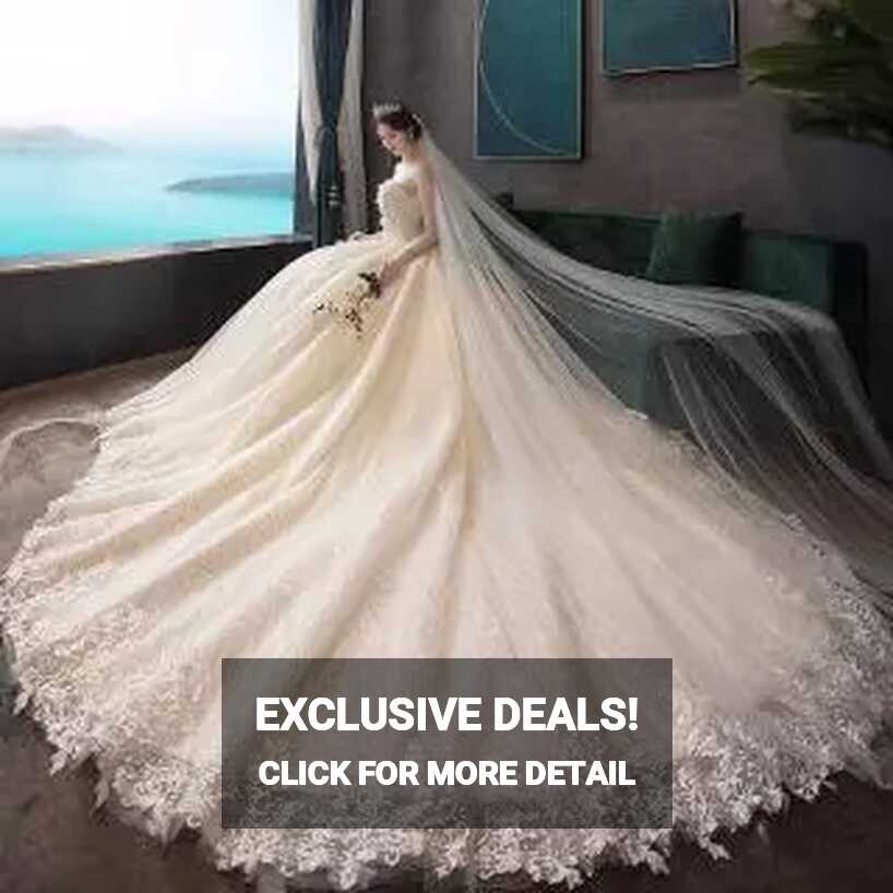 Buy wedding gown long tail Online With Best Price, Jul 2024 ...