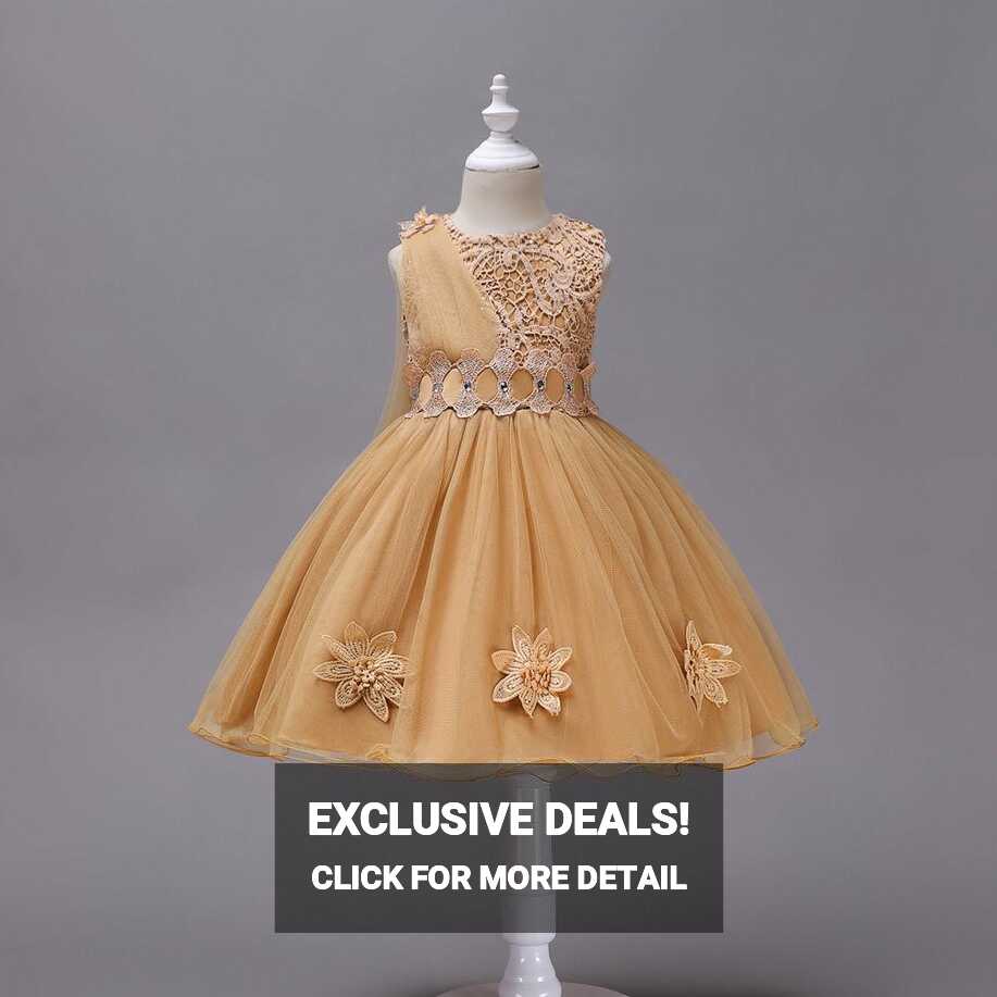 CHILDREN KIDS NEW DESIGNED SHOULDER BALL GOWN ...