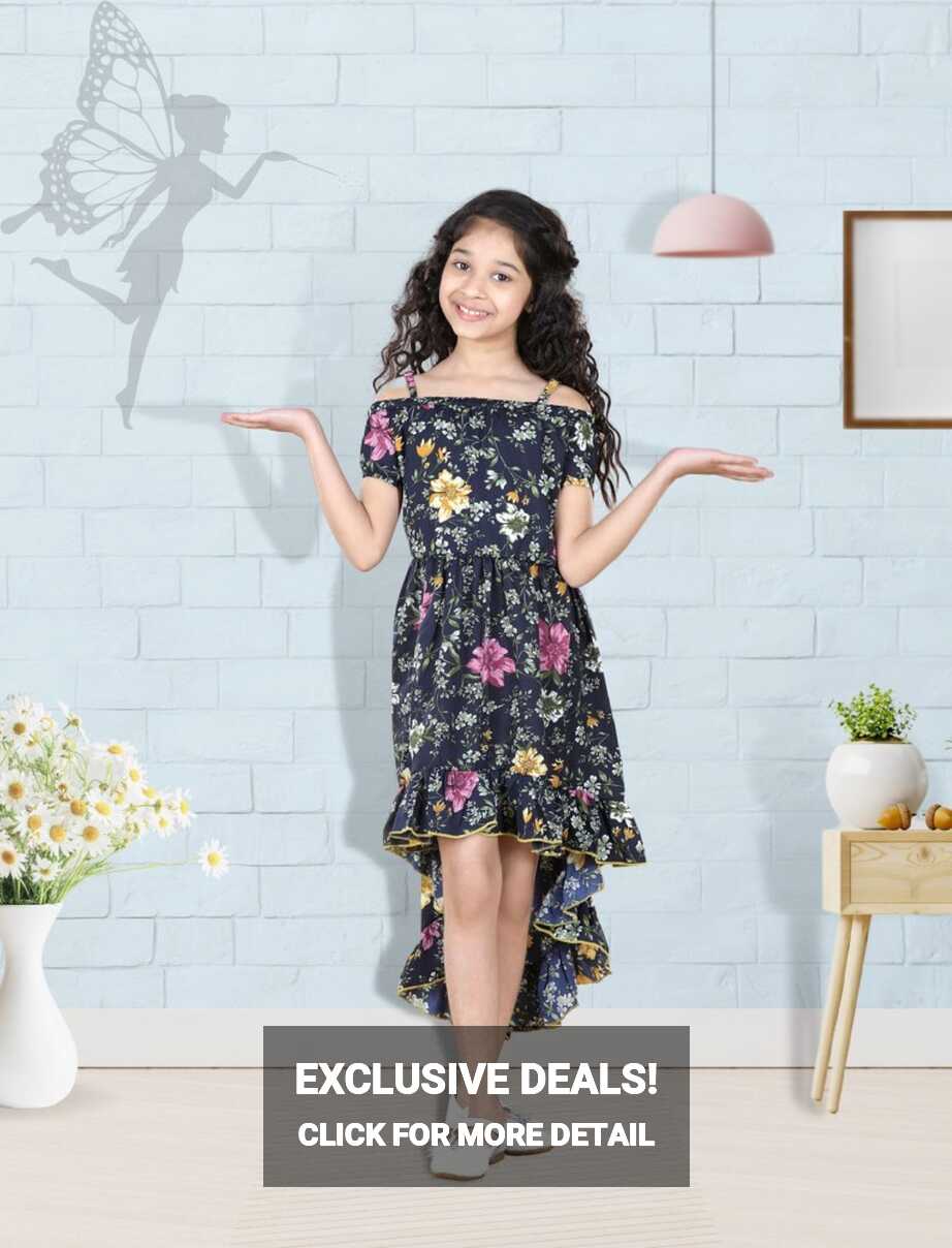 CUTIEKINS Girls Above Knee Casual Dress Price in India - Buy ...