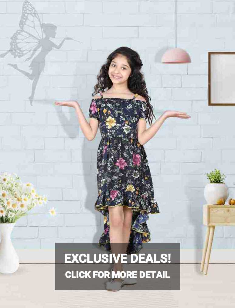 CUTIEKINS Girls Mini/Short Casual Dress Price in India - Buy ...