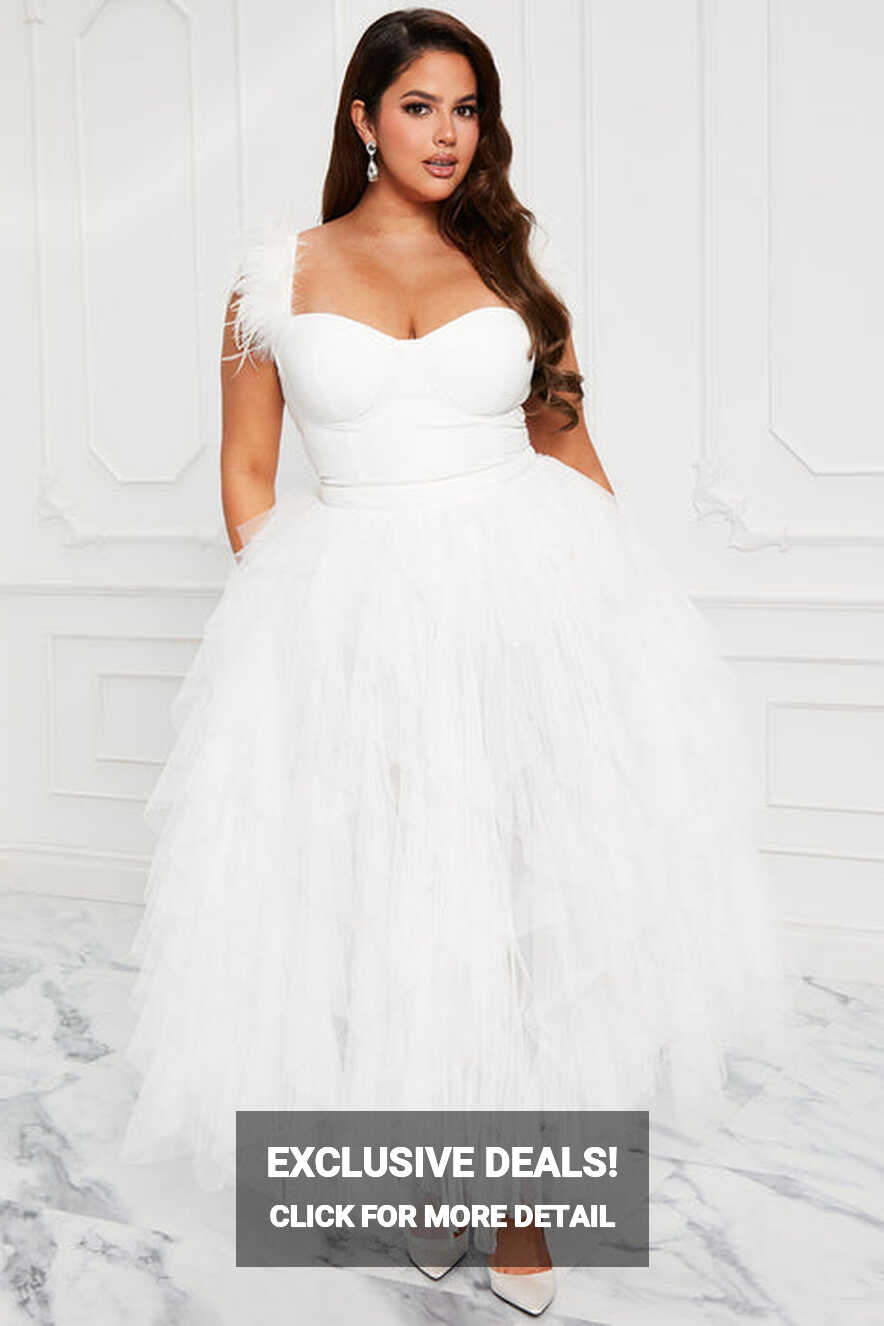 Camilla Tulle Maxi Dress - White | Fashion Nova, Dresses | Fashion ...