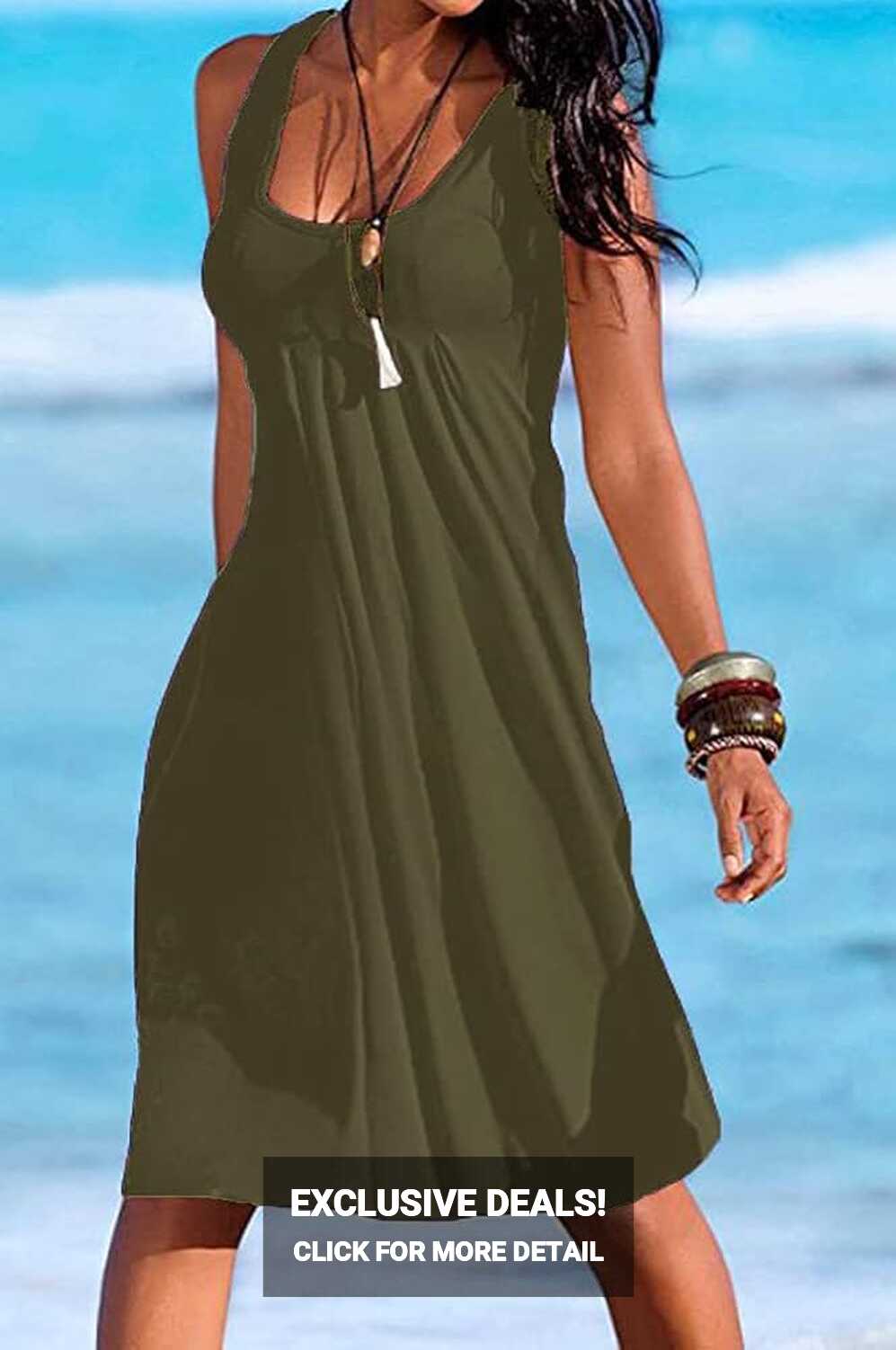 Camisunny Trendy Tank Dress for Women Fashion 2021 Stylish ...