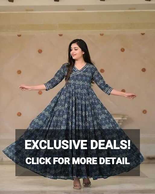 Casual Anarkali umbrella Maxi Dress at Rs 495/piece in Bhopal | ID ...