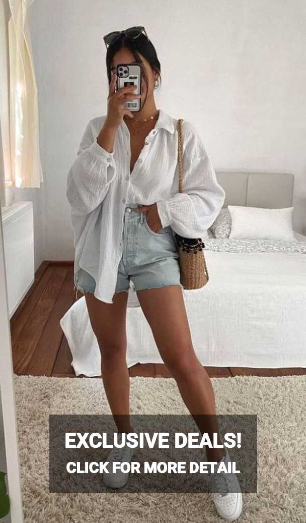 Casual Summer Outfits Looks com shortinho para dias de calor