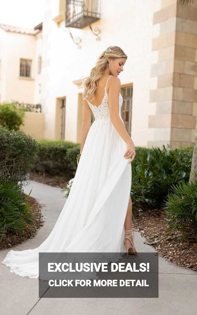 Casual Summer Wedding Dress with Side Split | Stella York Wedding ...