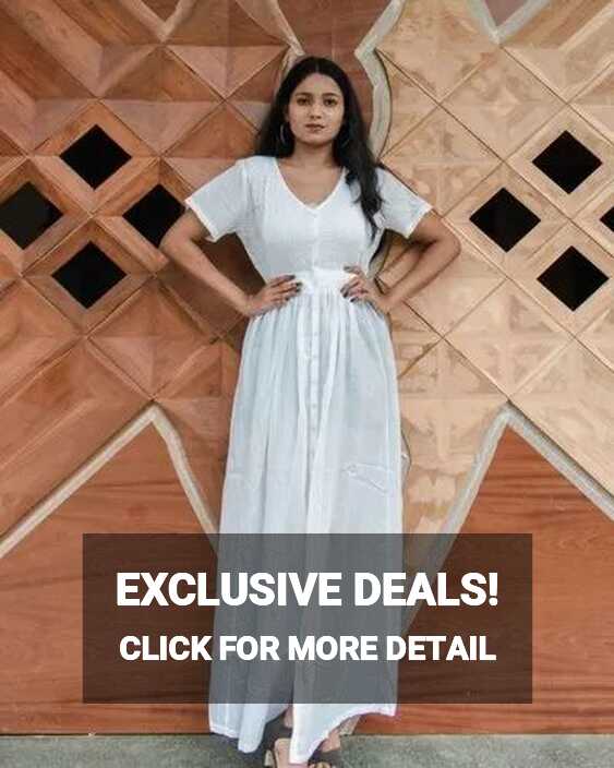 Casual White Women Long Maxi Dress at Rs 750/piece in Kanpur | ID ...