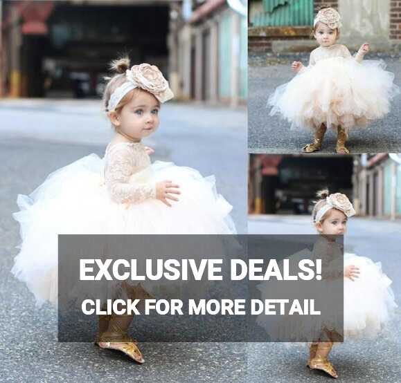 Champagne Tulle Precious Princess Baby Girl Special Occasion Dress ...