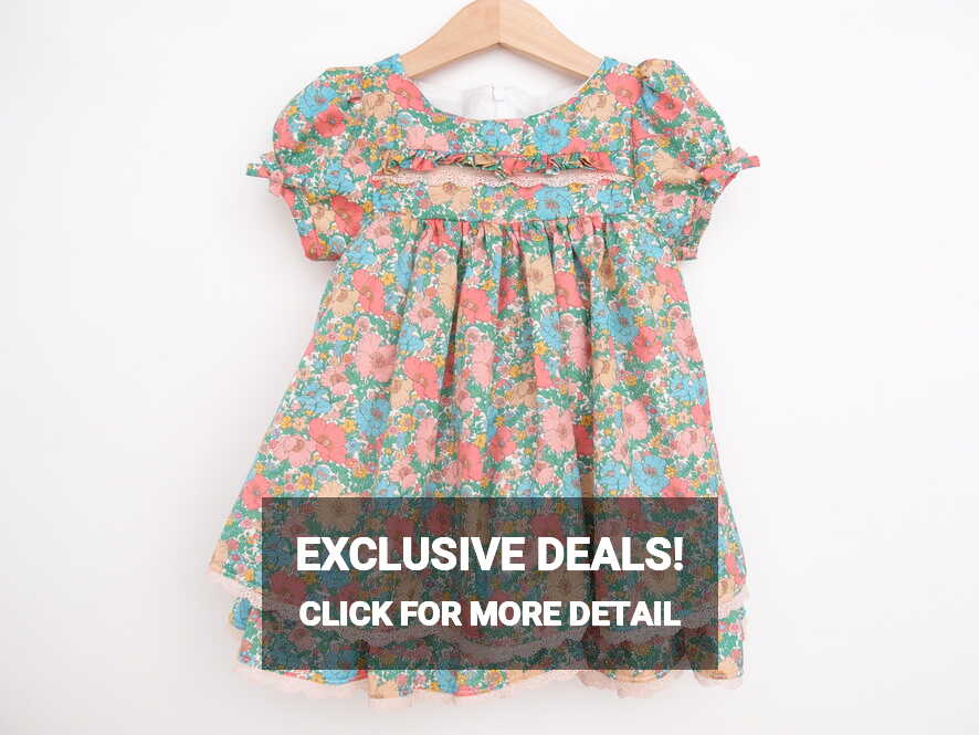 Charlotte Girl Dress Made With Liberty Fabric - Diana Louise