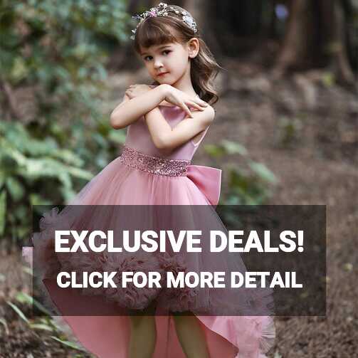 Cheap Cute Dress for Children Girl Mesh Flower Gown for Girls ...