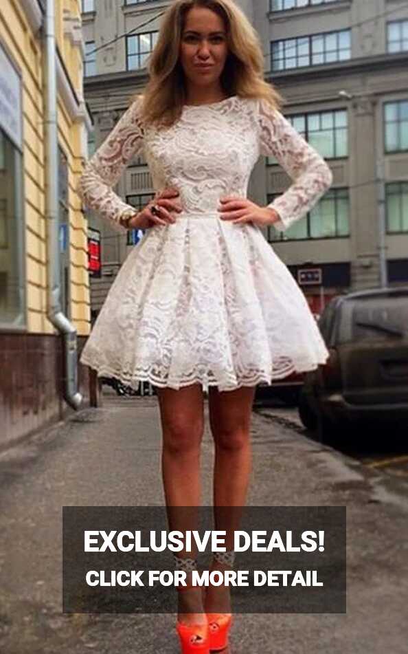 Cheap Long Sleeve Homecoming Dresses | Bridelulu