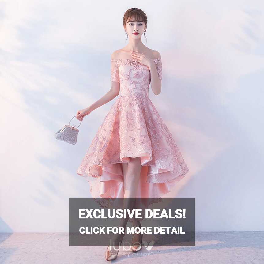 Chic / Beautiful 2017 Blushing Pink Cocktail Dresses A-Line ...