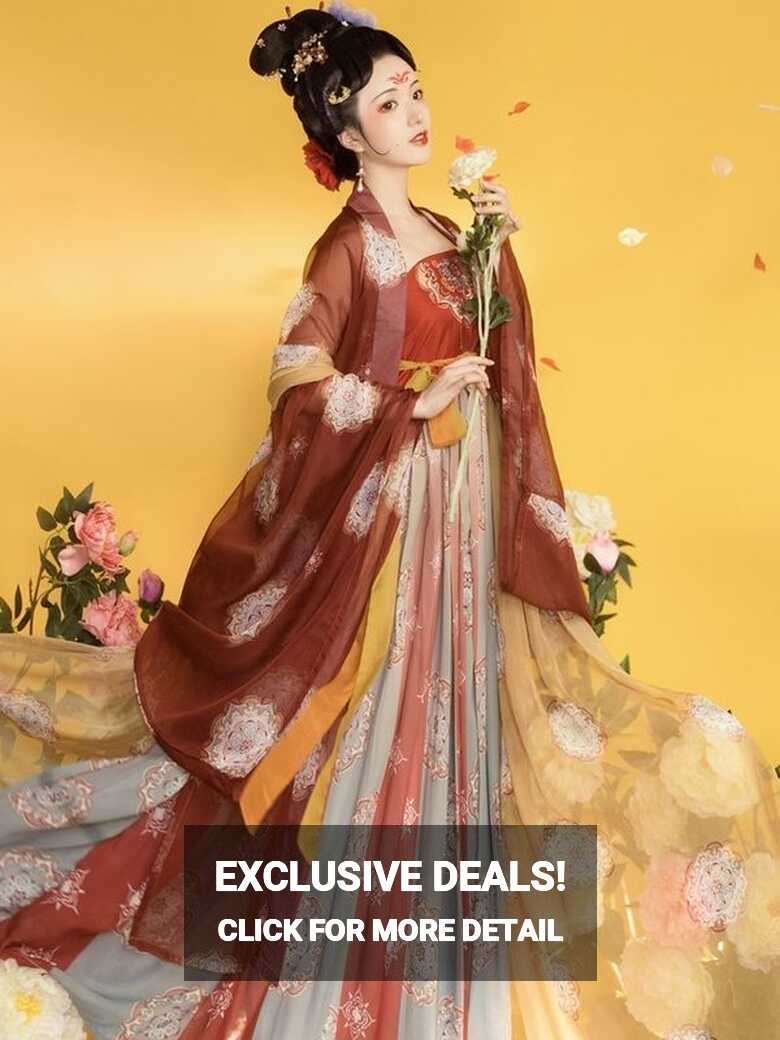 Chinese Ancient Hanfu Tang Dynasty Dress Women - Fashion Hanfu