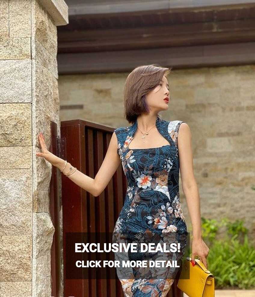 Chinese Dress modern Cheongsam Dress cute Mini Qipao Dress - Etsy