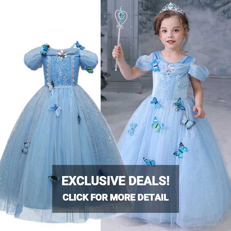 Cinderella Dresses for Girls Toddler Princess Costume Party ...