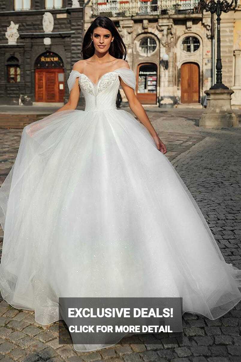 Cinderella White Wedding Dress | Wedding Gowns – D&amp;D Clothing