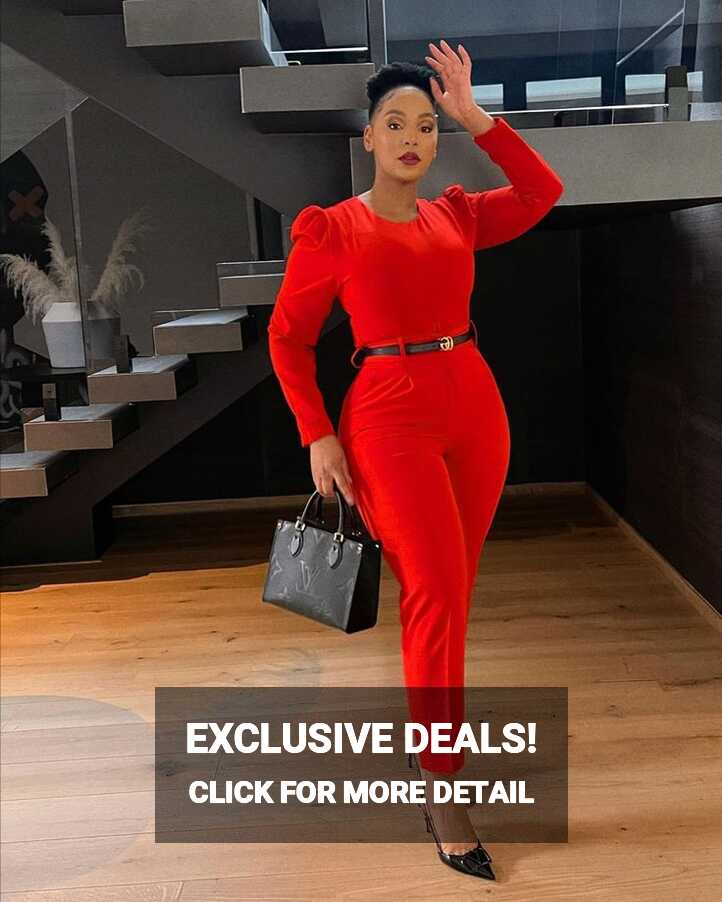 Classy Red Outfit Black Woman