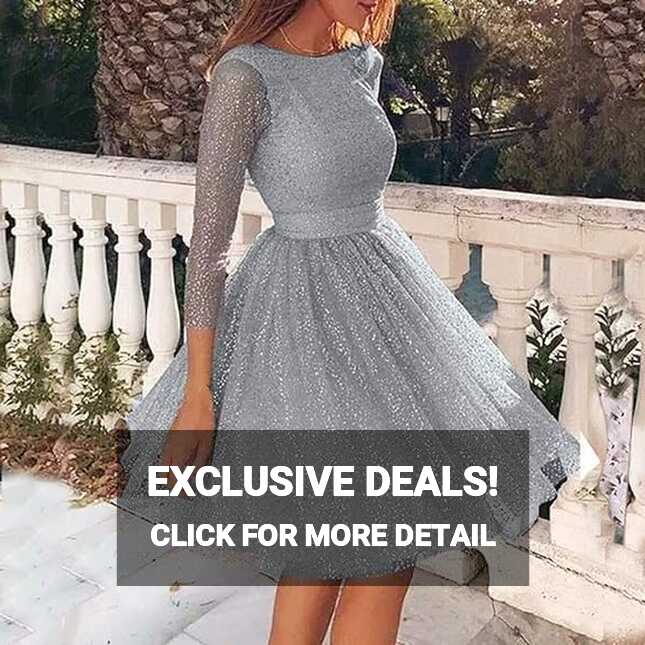 Cocktail Dress Women&#39;s Elegant Long Lace Cocktail Dress Ball Dress ...