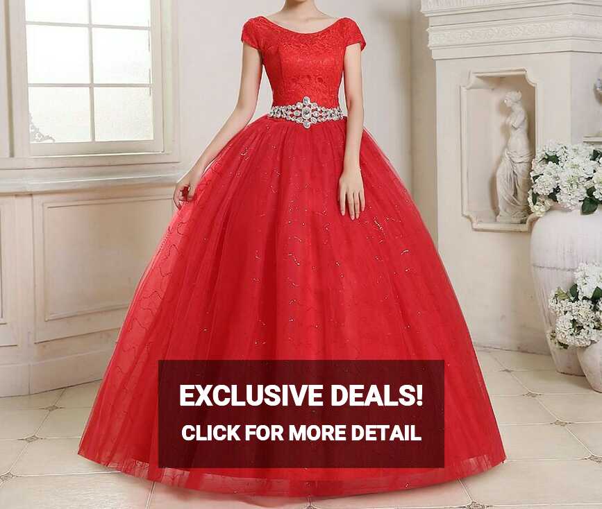 Collar Western Wedding Red Ball Gown Dress at Rs 12500 in Mumbai ...