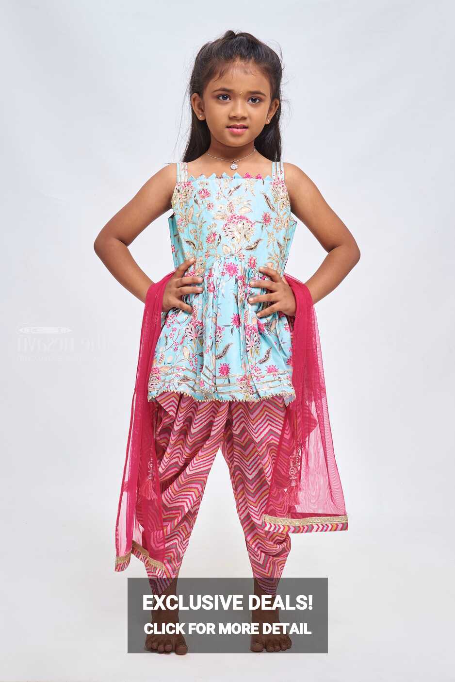 Comfortable Kurti with Dothi for Kids | Designer Kids Wear for ...