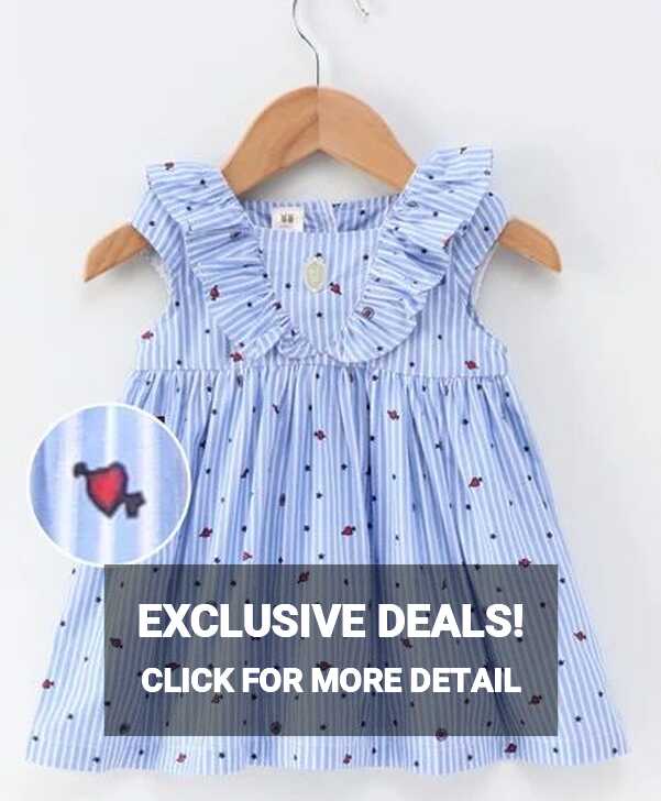 Cotton Blue JB-21 BABY FROCK, Age Group: 2-4 Years at Rs 209 in Surat