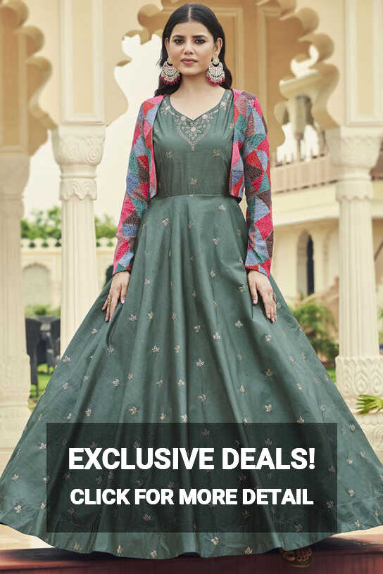 Cotton Indian Gowns: Buy Cotton Indian Gowns for Women Online in USA