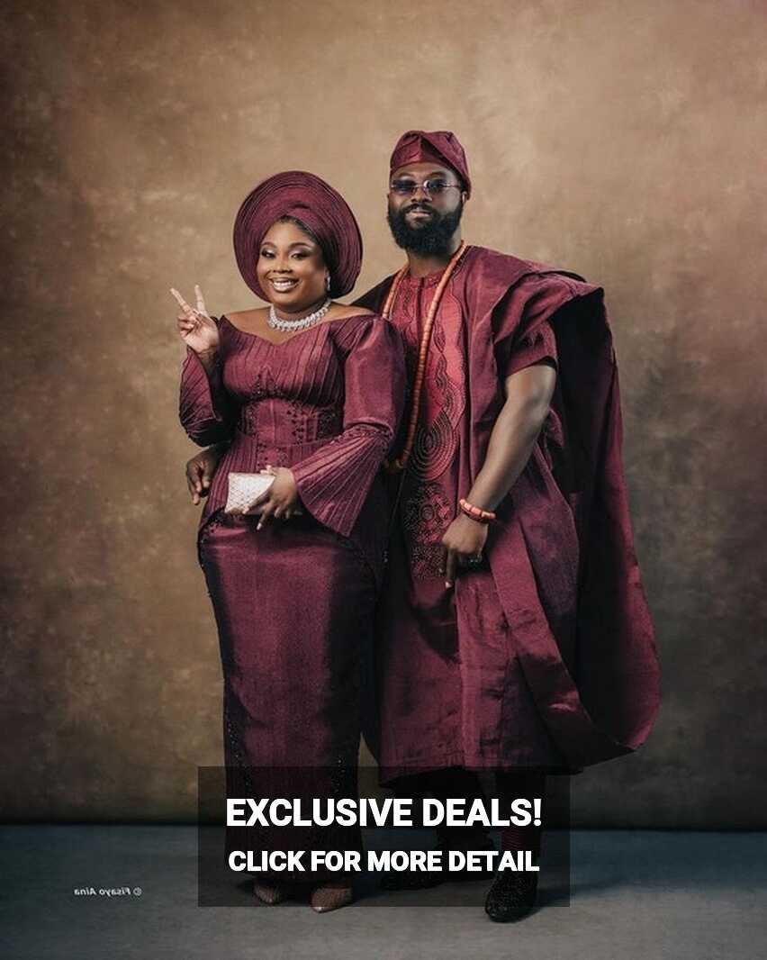 Couples Aso Oke Wedding Attire, Aso Oke Agbada, Bride Aso Oke ...