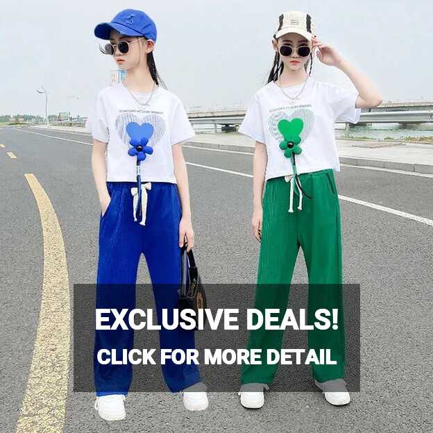 Crop Top Wide Pants Girl 10 Years | Clothes Teens 12 Years Trend ...