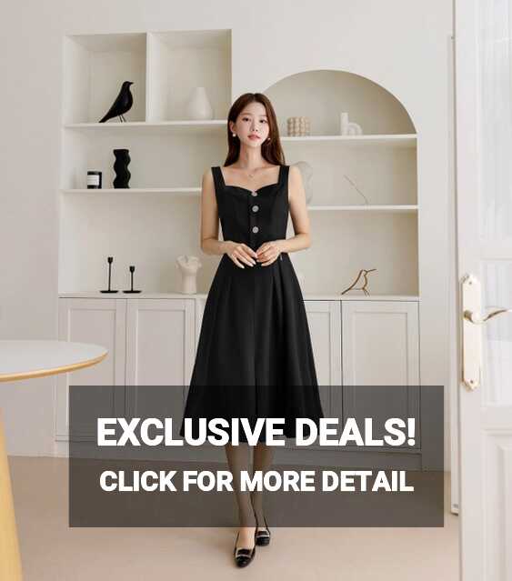 Cropped Top Layered Design Sleeveless Flare Dress / Korean Style ...