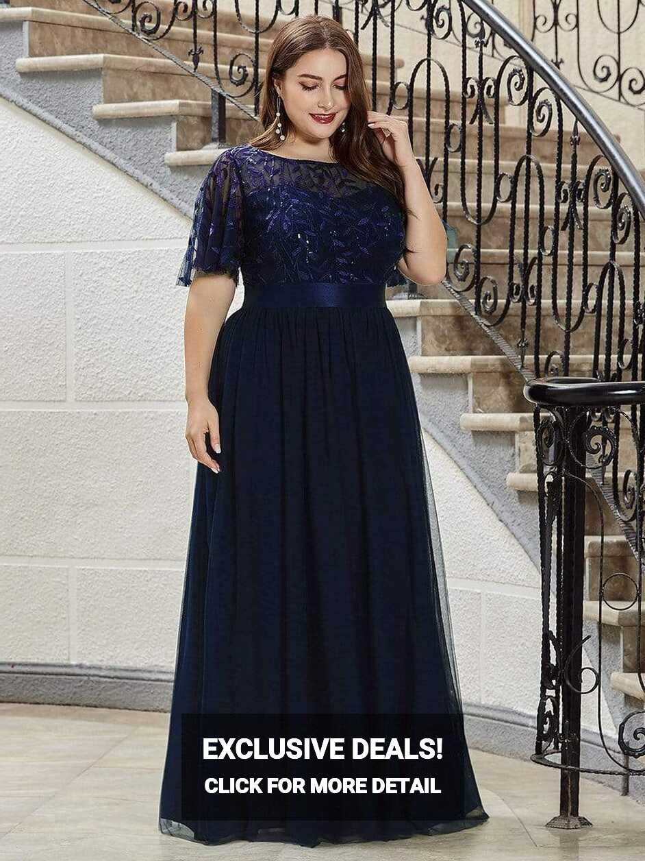 Curve &amp; Plus Size Formal Dresses, Evening Gowns - Ever-Pretty UK