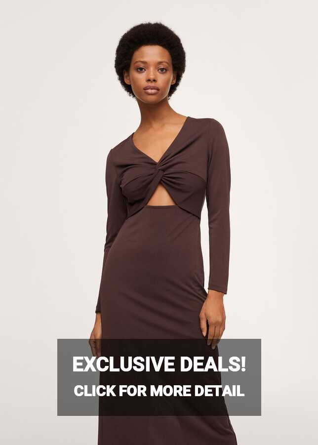 Cut-out bodycon dress