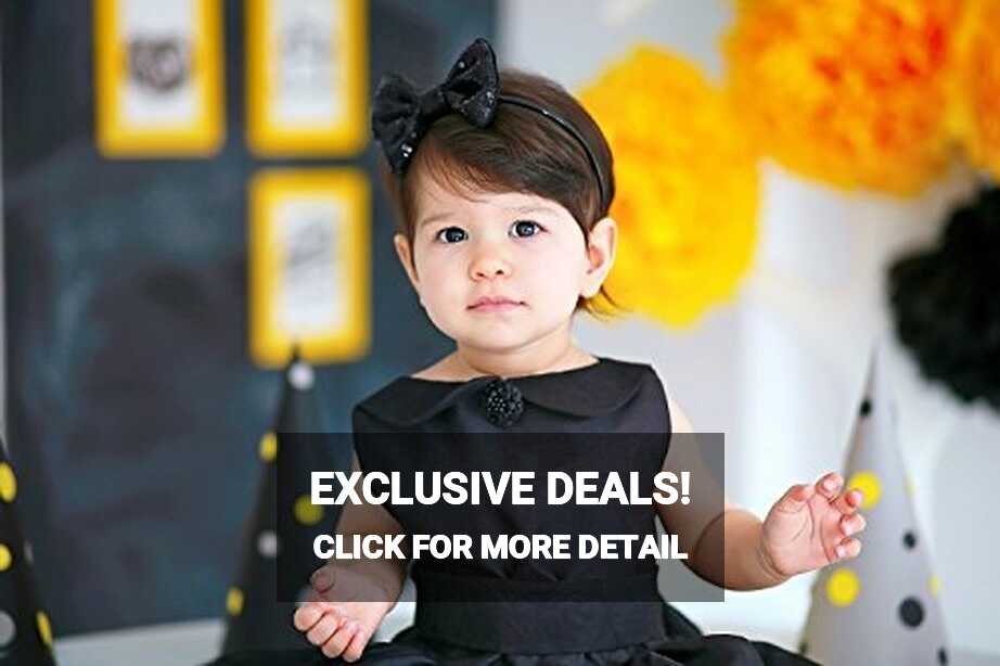 Cute Baby Little Princess in Black Dress : Amazon.in: Home &amp; Kitchen