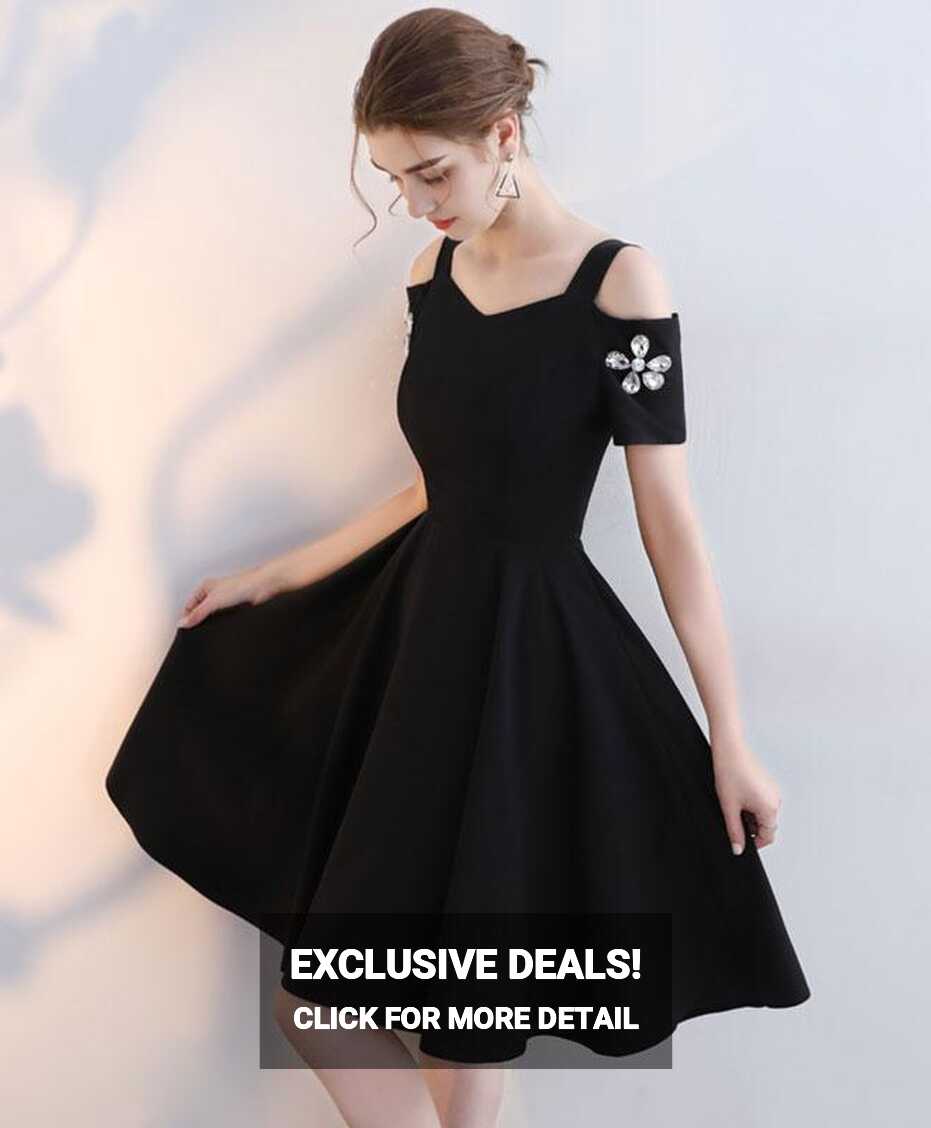 Cute Black Short Prom Dress,short Party Dress on Luulla