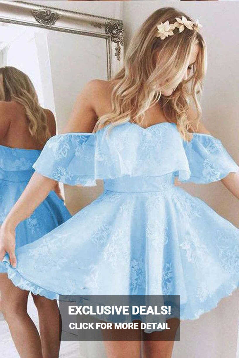 Cute Lace Short Homecoming Dress Cocktail Party Dress,WD114 ...