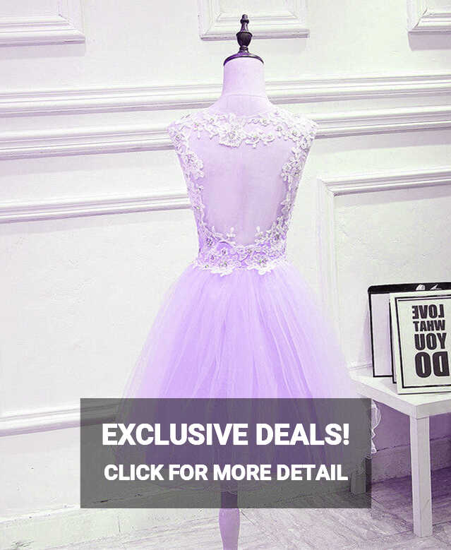 Cute Lavender Teen Girls Formal Dresses, Beautiful Party Dress ...