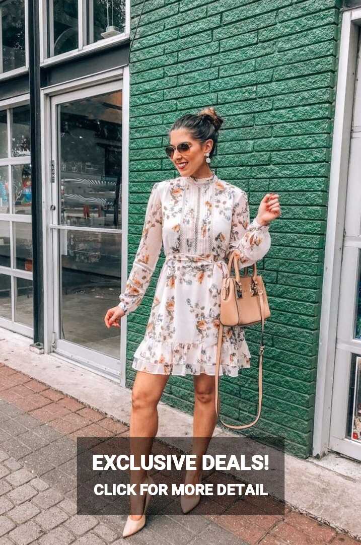 Cute Summer Floral Dress with Ruffles - Naomi Noel Style