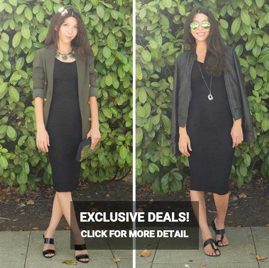 Day to Date: The Black Midi Dress | SoInTheKnow