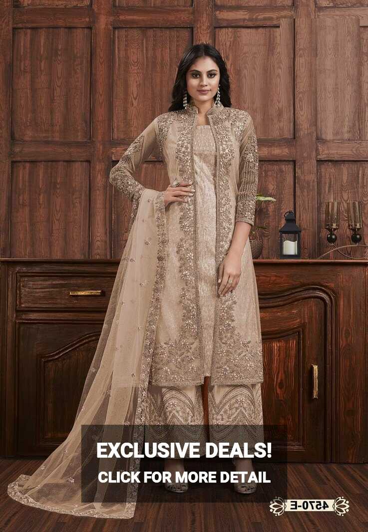 Delisa Embroidered Koti Style Salwar Kameez Indian India | Ubuy