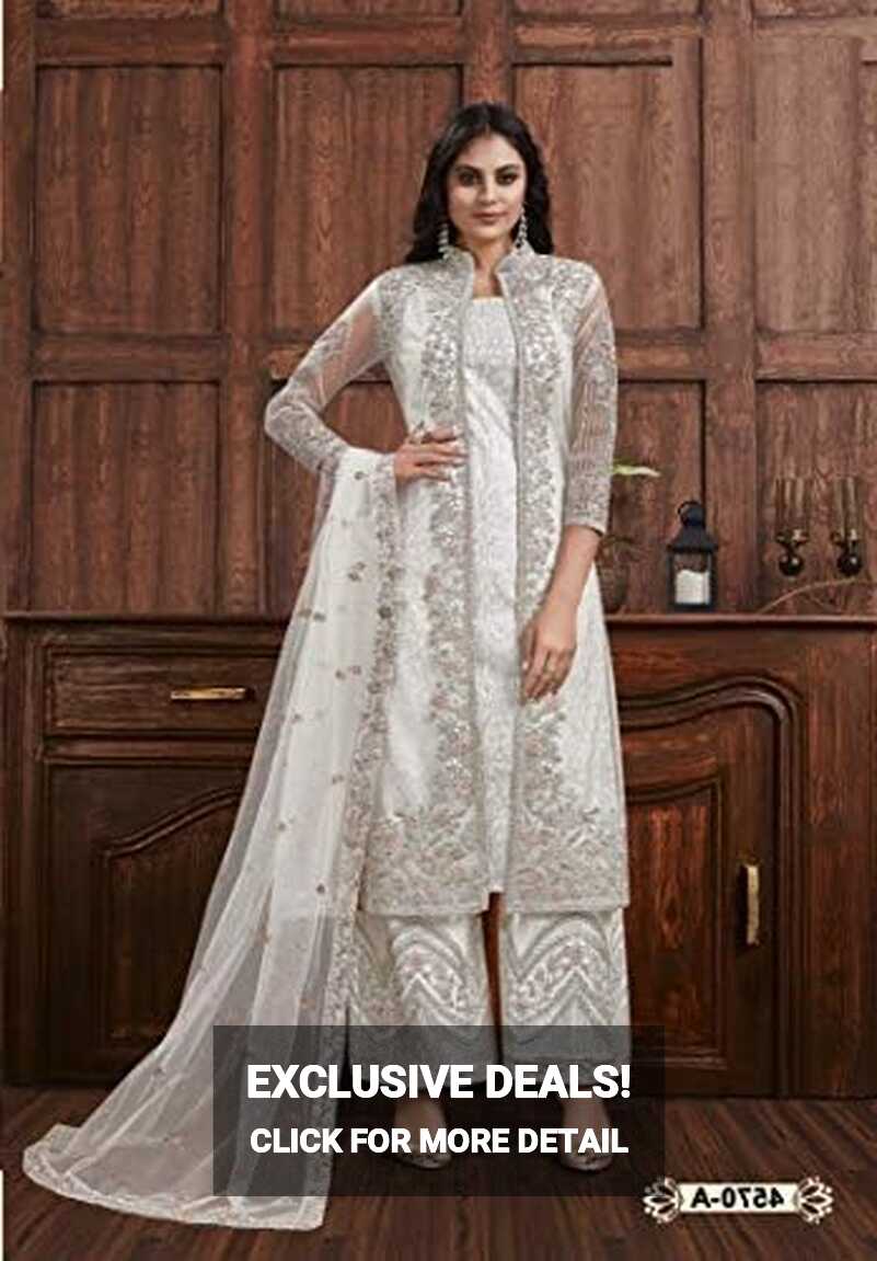 Delisa New Wedding Party wear Embroidered Koti Style Salwar Kameez ...