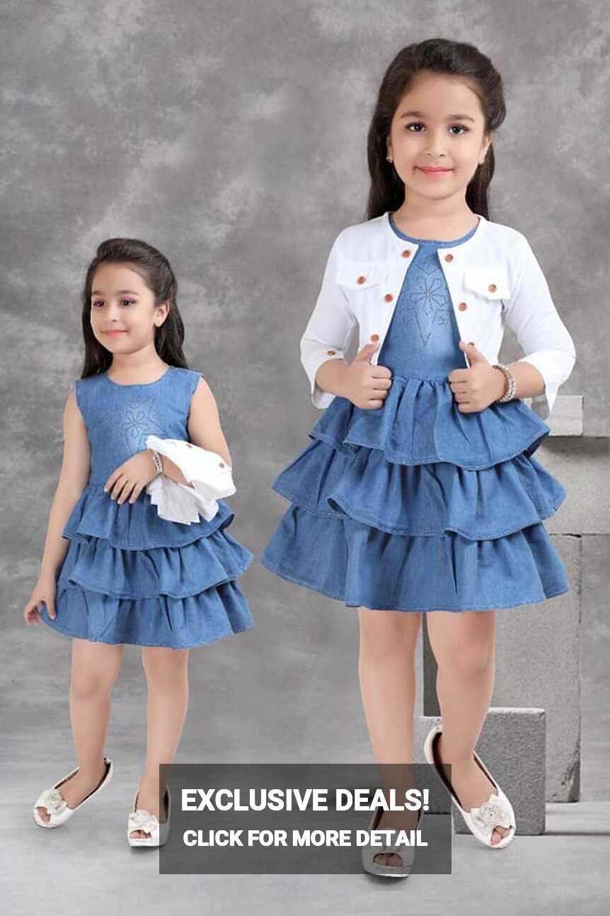 Denim Girl Dress – Millan Baby Shop