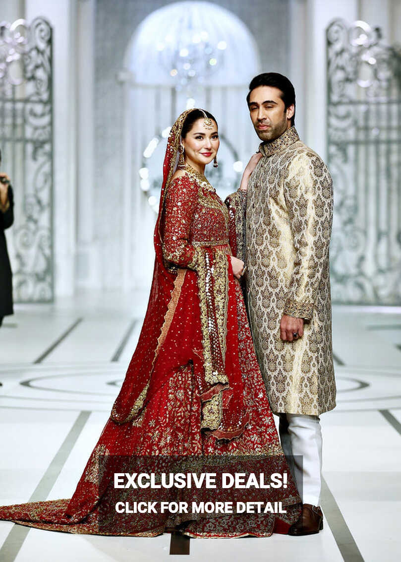 Designer Bridal Dark Red Indian Wedding Dress for Barat – Nameera ...