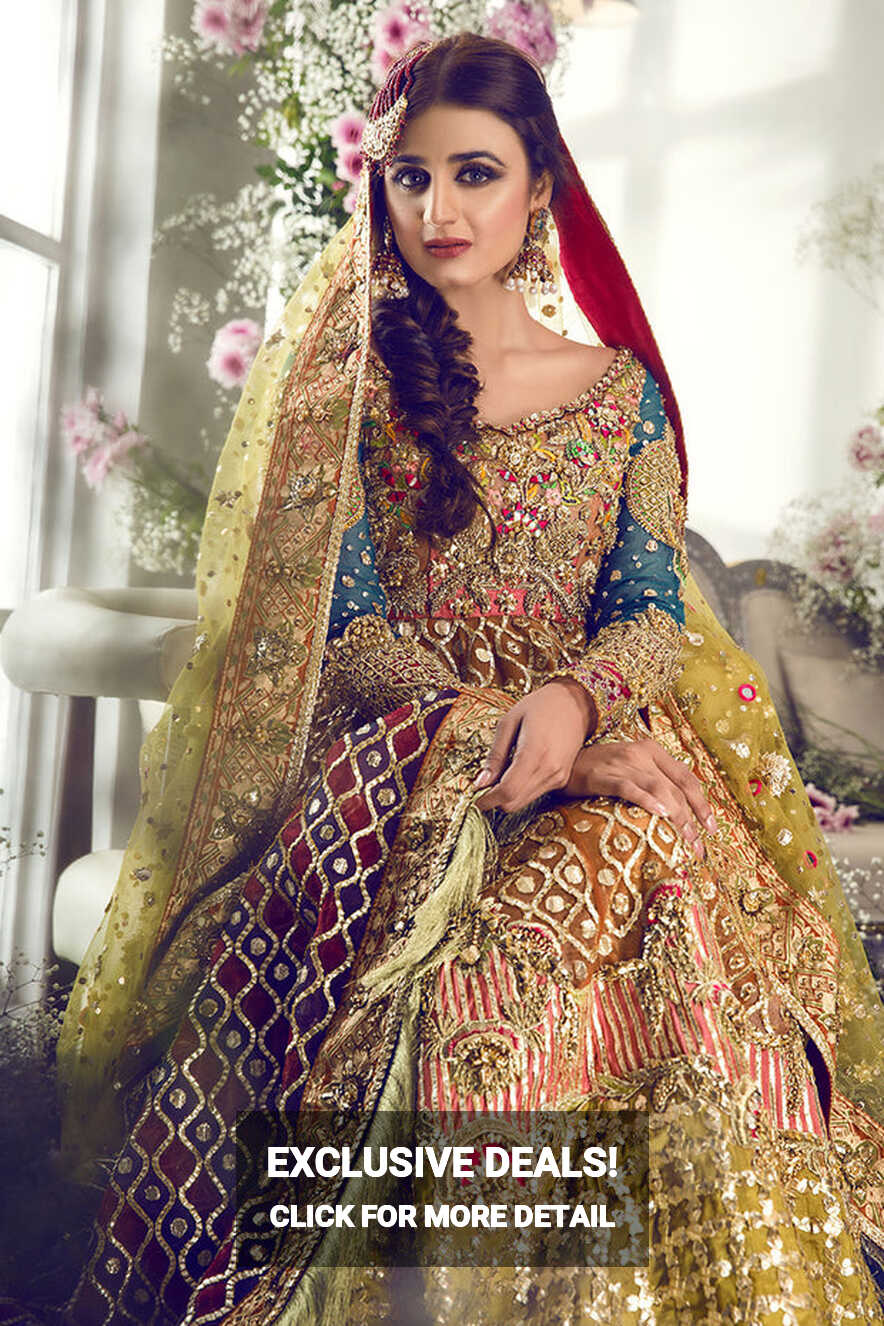 Designer Indian wedding dress With jodhpuri style work – Nameera ...