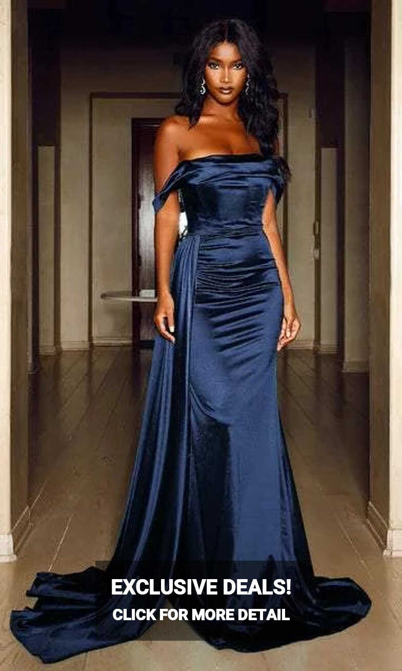 Dream Blue Evening Dress| Evening Dresses – D&amp;D Clothing