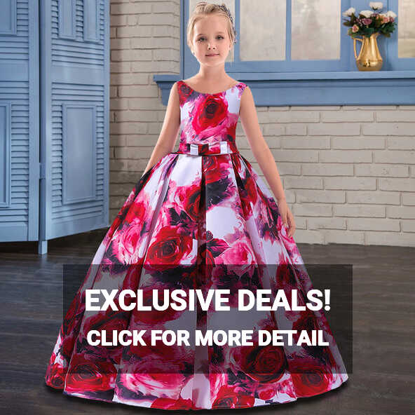 Dress Girls 12 14 Years Wedding Girls Size 10 12 Kids Party ...