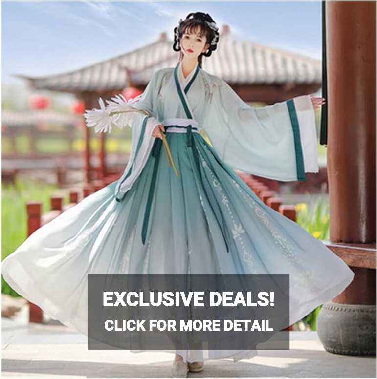 Dress Hanfu Women Chinese Traditional Stage Dance Dress Female ...