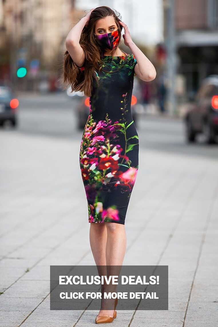 Dress for Women, Floral Dress, Bodycon Dress, Sleeveless Dress ...