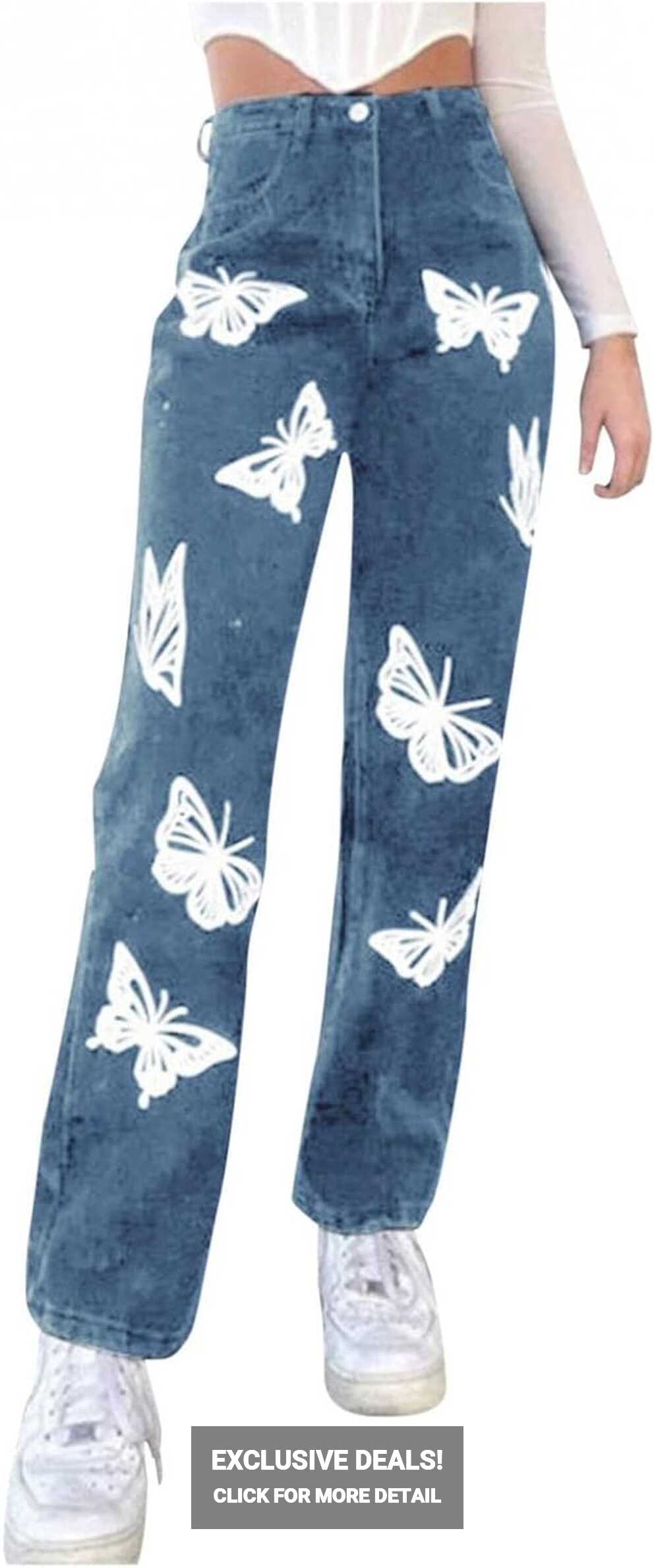 Dunacifa High Waisted Ripped Jeans for Teen Girls India | Ubuy