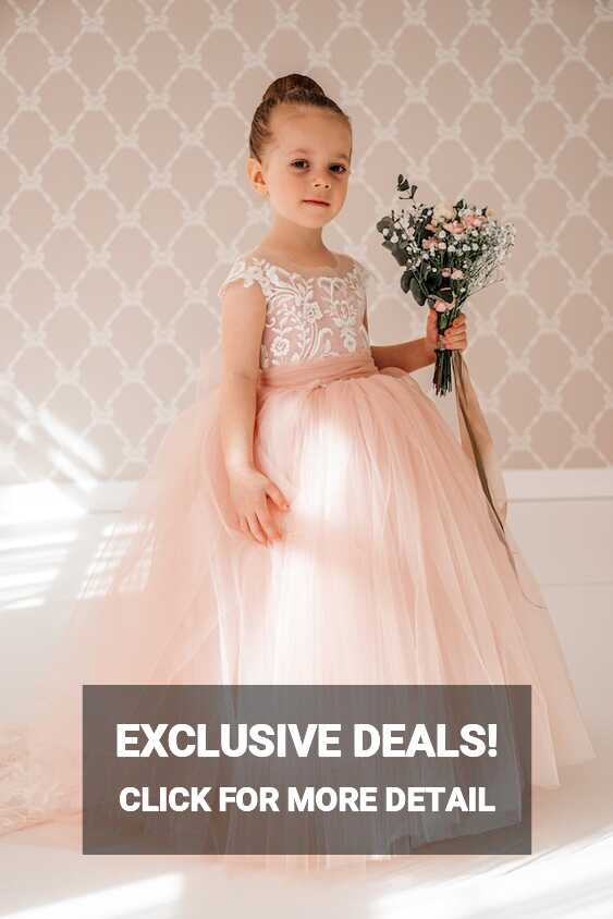 Dusty Rose Flower Girl Dress, Baby Girl Dress,lace Flower Girl ...